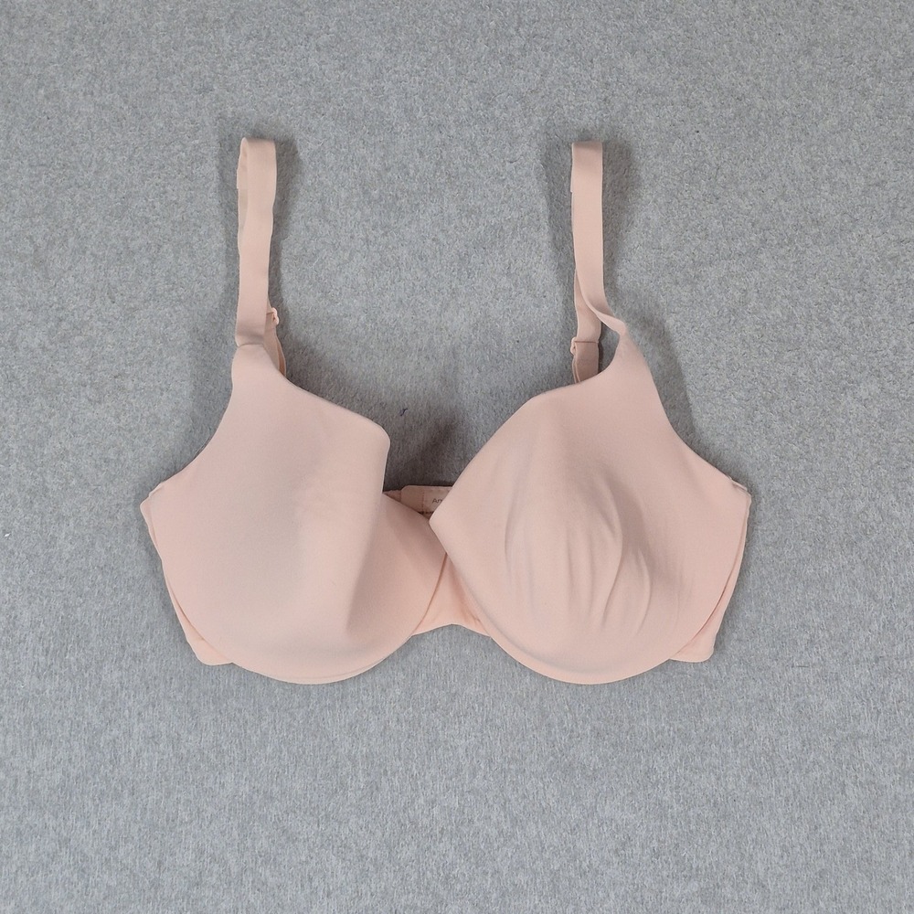 Ambrielle Women Bra 36D Pink T-Shirt Underwired Strap